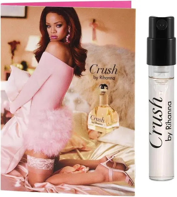 Rihanna Perfume 5 Samples Vial Set Crush Reb'l Fleur Kiss Rogue Rebell
